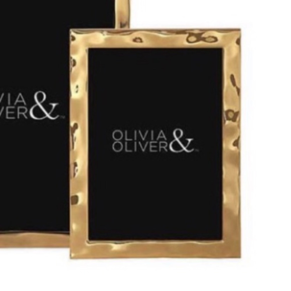 🆕 gold photo picture frame - great gift!